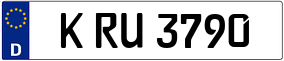 Truck License Plate